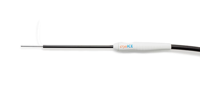 cryoICE Cyroablation Probe flat against a white background