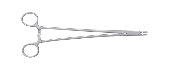 Blade Introduction Forceps against a white background